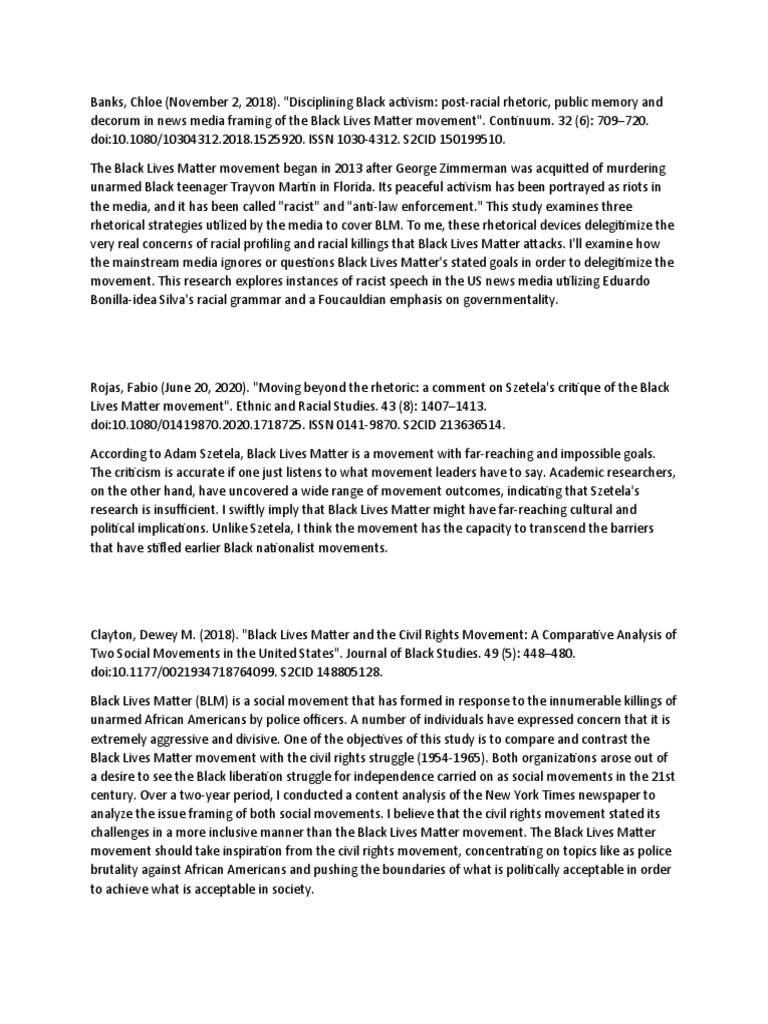 Black Life Matters | PDF | Black Lives Matter | Social Movements