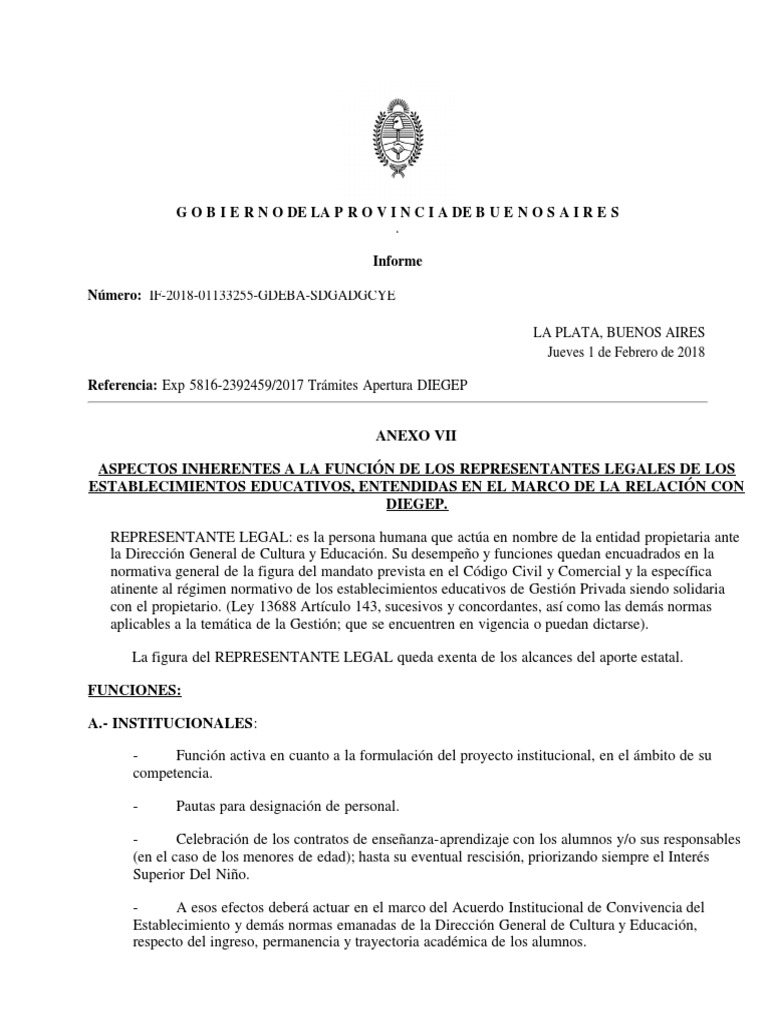 Requisitos para Representantes Legales en Educación | PDF | Seguro