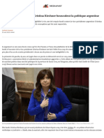 Los Problemas Judiciales de Cristina Kirchner Sacuden La Política Argentina