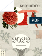 Calendário Brasileiro 2022 Estilo Colagem