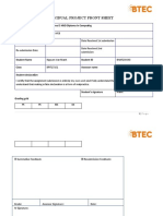 Individual Project Front Sheet: Qualification BTEC Level 5 HND Diploma in Computing Unit Number and Title Submission Date