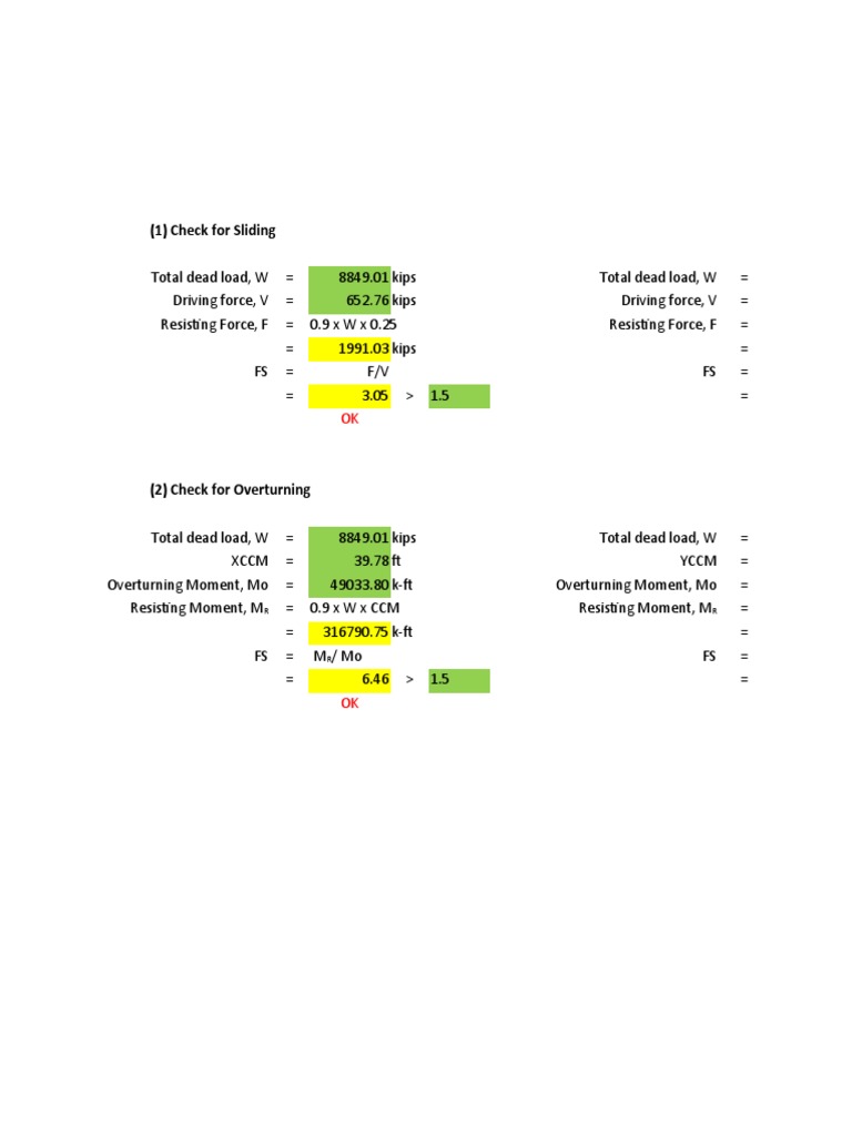 UBC 97 Structural Stability Checks | PDF