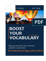 Boost Your Vocabulary the Official Cambridge Guide to IELTSto Be Updated 09072021