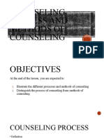 Counseling Process & Methods Guide
