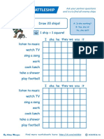 Grammar Battleship: Ask Your Partner Questions and Try To Find All Enemy Ships