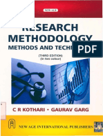 Research Methodology: Methods and Techniques