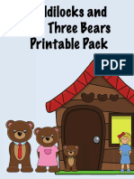 Goldilocks and Three Bears Printable Pack KWG A