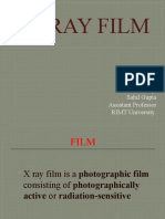 X - Ray Film: by Sahil Gupta Assistant Professor RIMT University