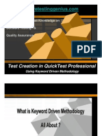 Test Creation in Quicktest Professional: A Storehouse of Vast Knowledge On Software Testing & Quality Assurance