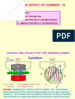 Magnetic Effect of Current - Iii