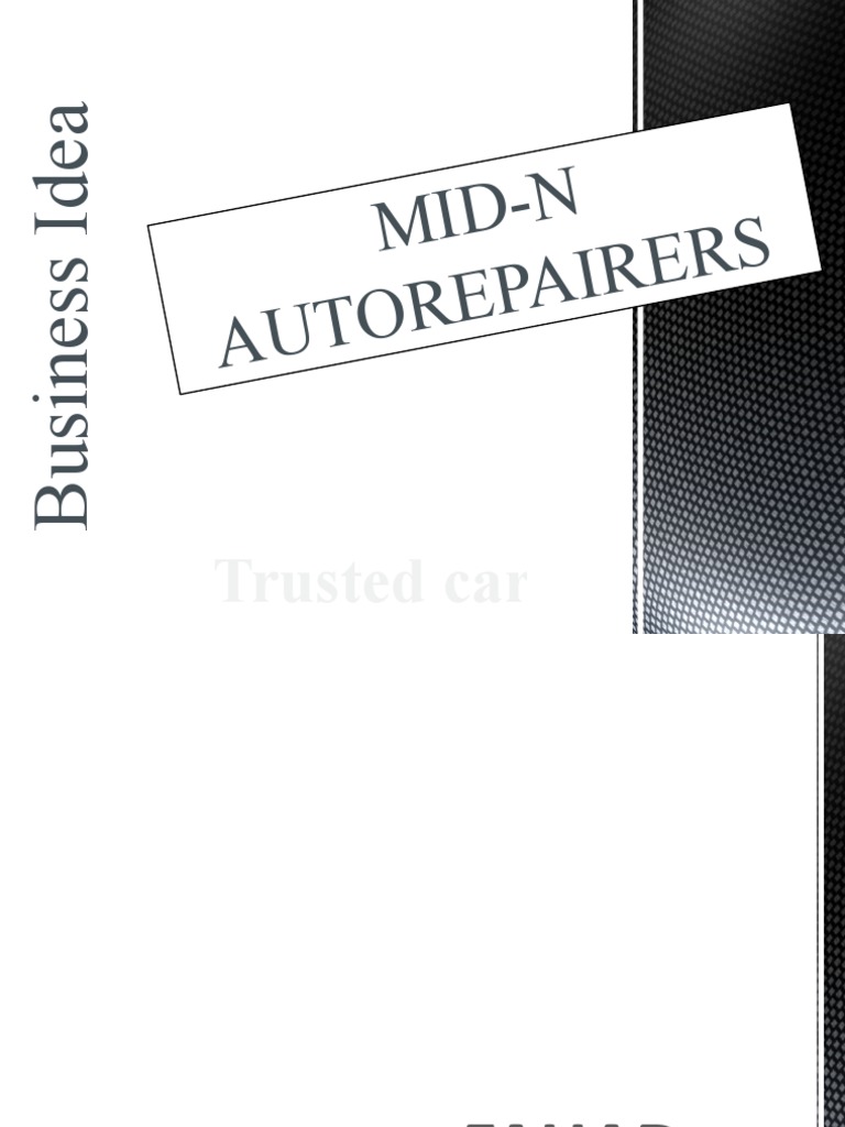 Business Plan Auto Repair Shop | PDF | Expense | Revenue