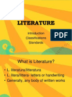 1 Literature (Intro, Aims, Standards, Classifications)