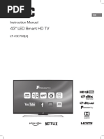 JVC 43' LED Smart HD TV LT-43C790 (A) Manual