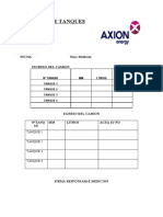 Planilla Control de Tanques