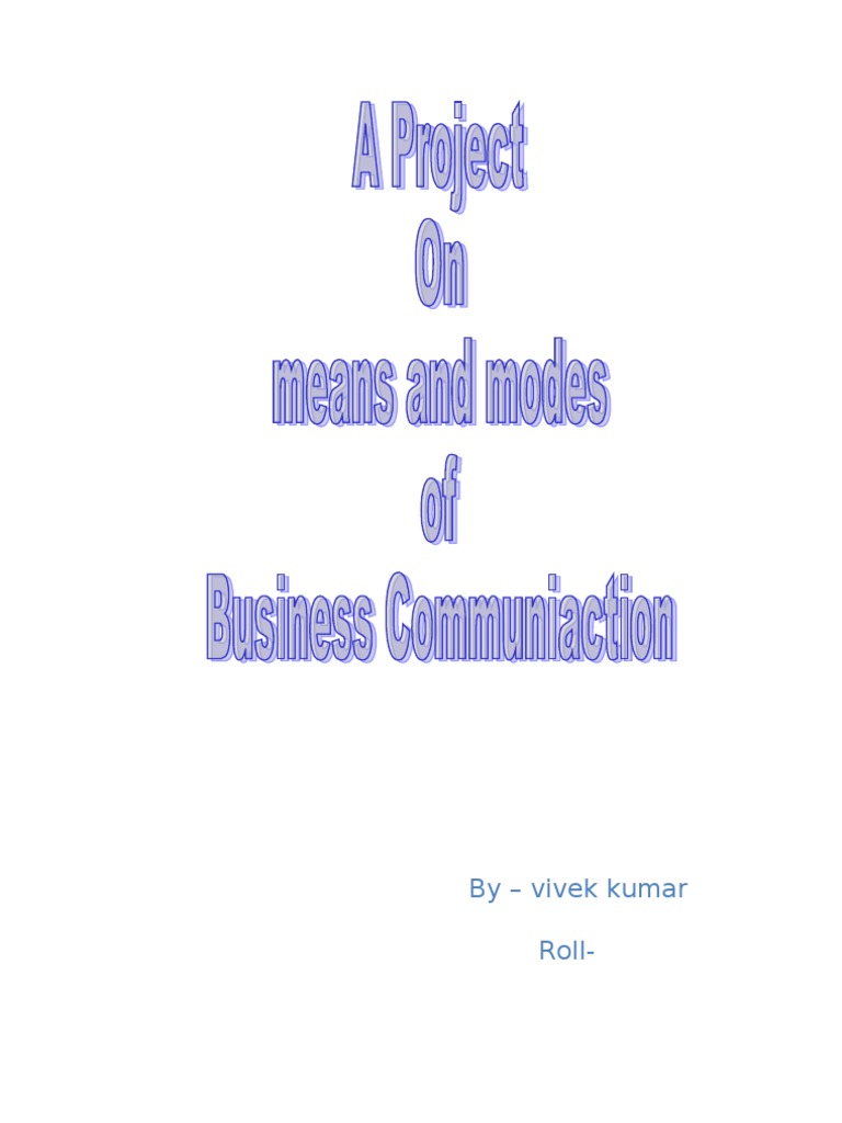 Business Communication | PDF | Nonverbal Communication | Communication