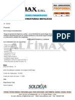 Cotizacion Techo Parabolico