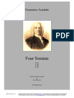 Scarlatti Four Sonatas k 391 k 208 k 209 k 162 Rnamora Copy