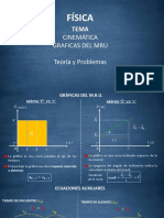 FISICA - CINEMATICA - Graficas Del MRU Teoria y Problemas