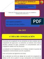 Curva de Congelacion Del Agua y de Los Alimentos