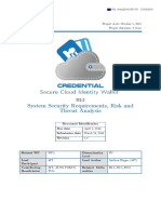 CREDENTIAL D2.2 System Security Requirements v1.0