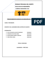 Final - Procedimientos Básicos de Mediciones en Topografía