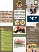 Cokelat Putih Modern Iklan Perumahan Trifold Brochure