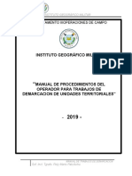 Manual Demarcación Unidades Territoriales IGM