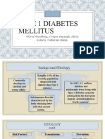 Type 1 Diabetes Mellitus PP pth617
