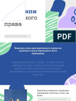 Принципи цивільного права. ЦК України