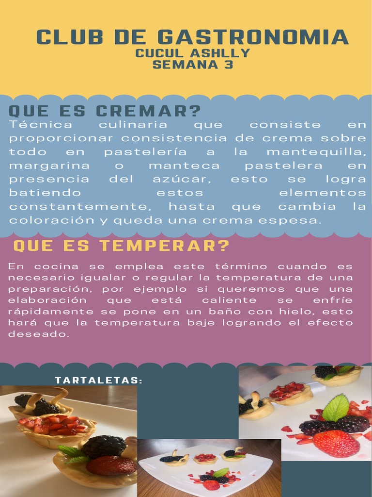 Técnicas de Cremado y Temperado en Pastelería | PDF