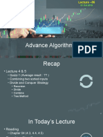 Advance Algorithm Analysis