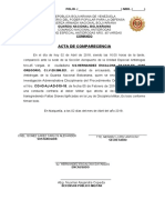 Acta de Comparecencia de Defensor Publico Militar Nuamar Cepeda