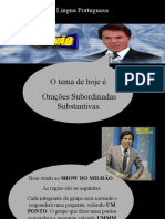 Orações subordinadas substantivas