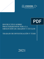 Copia de R.D 000057-D-FLCH-2021 - Instructivo Trabajo de Investigación - Tesis - RD - Final