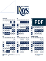 2023 Rays Schedule