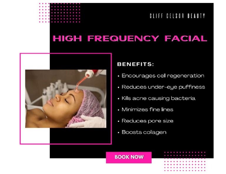 High Frequency Facial Benefits Slide PDF