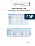 Planificación Calculo Del Costo Transacción CK40N