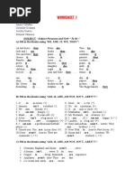 Worksheet 1: Jenner Villalba Oswaldo Ocampo Joselyn Suarez Belinda Valarezo