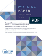 WP143PT Compartilhamento de Conhecimentos Entre o Brasil e A Africa