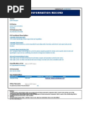 CII - Info - Record - Form - DTL SIG 17 Jan 2020