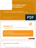 Modulo 3 Sesion 3.2 - Transversalizando El Enfoque de Género