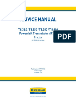 New Holland t8.320 Powershift Transmission (PST) Engine Service Repair Manual