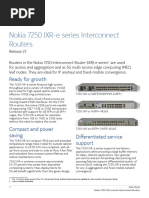 Nokia 7250 IXR-e Series Interconnect Routers: Ready For Growth