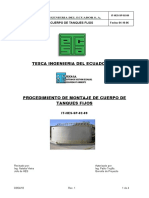 Procedimiento para El Montaje de Tanques.