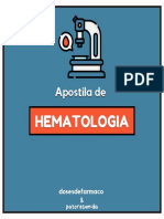 Apostila de Hematologia: Classificação das Anemias, Eritrócitos e mais
