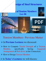 CE 421 Week 03 Tension Members Lec 06