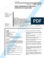 Cabos Resistentes Ao Fogo para Instalações de Segurança