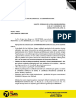 Solicitud Feria Inmobiliaria Postergación