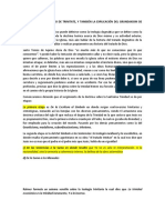 Historia del tratado de la Trinidad y explicación del Grundaxiom de Karl Rahner