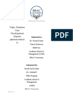 Topic: Business Case Development (Square Pharmaceutical S) : Submitted To